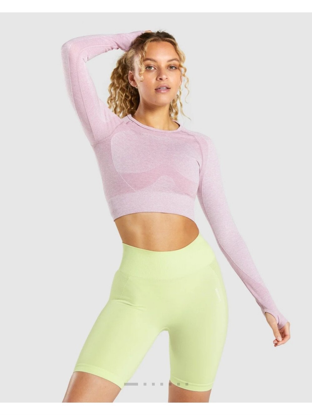Gymshark Flex Sports Long Sleeve Crop Top- S